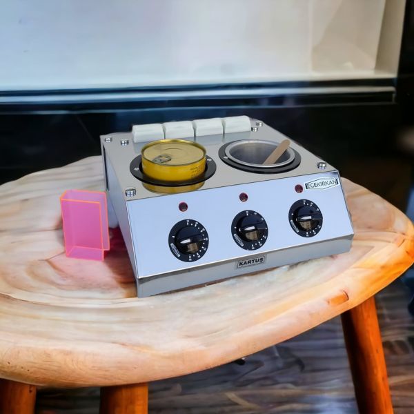 4+2 Ağda Makinesi Seti - Kartuş, Konserve, Boncuk ve Kalıp Sir Ağda Isıtıcı | Egekırkan S506