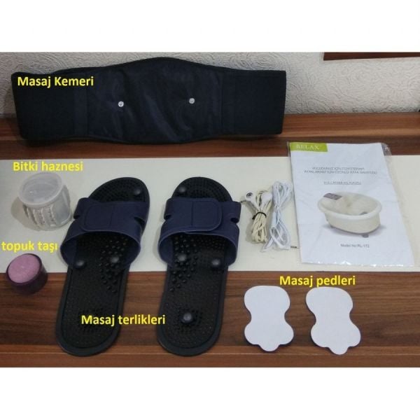 RL172 Relax Ozonlu Ayak SPA Aleti - Su Isıtmalı Ayak Banyosu