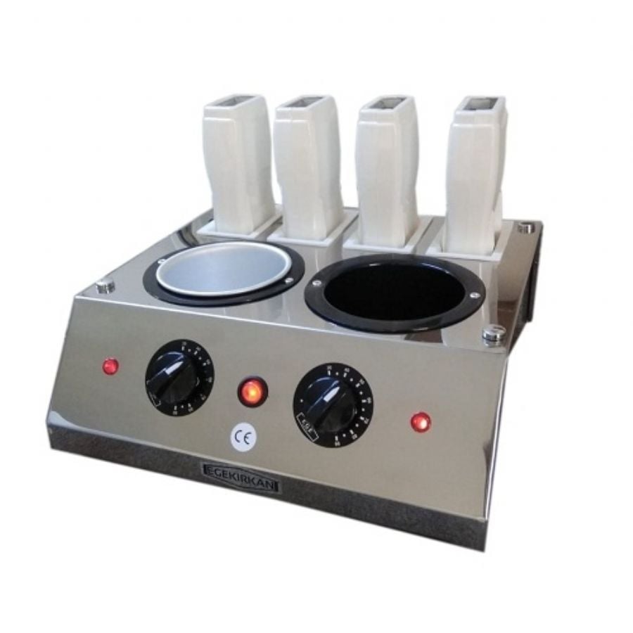 S504 Egekırkan 4+2 Kombine Konserve Kartuş Sir Ağda Makinesi Isıtıcı