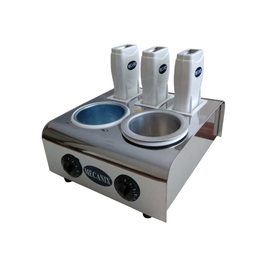 3+2 Mecanix Kartuş Konserve Sir Ağda Makinesi, Kombine Ağda Isıtıcı