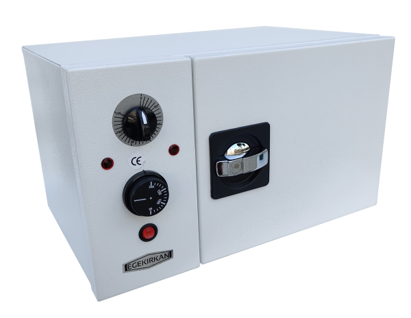 EGEKIRKAN 10 LT KURU HAVA ISITMALI STERİLİZE MAKİNESİ STERİLİZATÖR CİHAZI