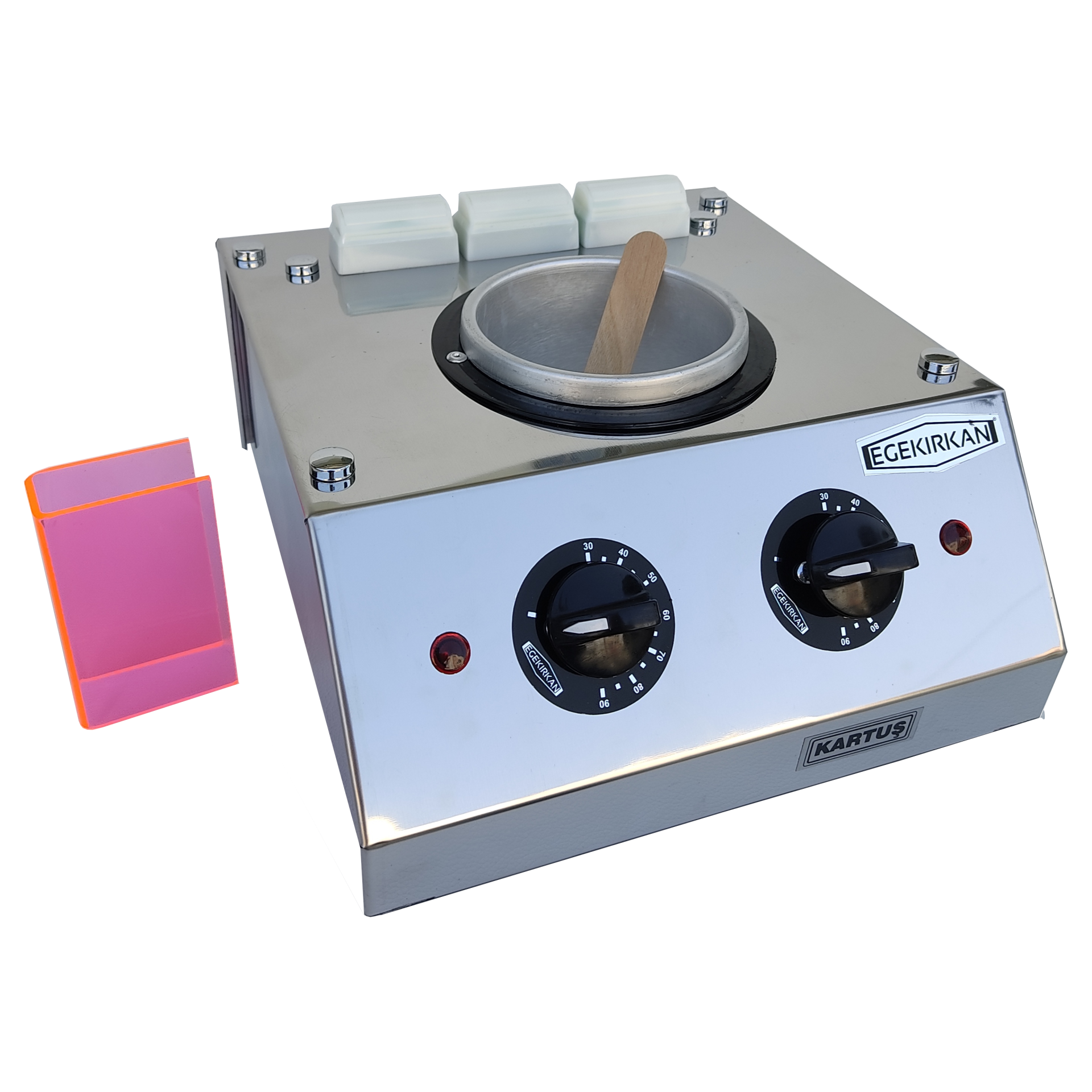 3+1 Ağda Makinesi Seti - Kartuş, Konserve, Boncuk ve Kalıp Sir Ağda Isıtıcı | Egekırkan S500