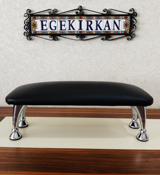 Egekırkan P500 Protez Tırnak Kalıcı Oje Manikür Minderi Yastığı Standı El Koyma Dayanağı Siyah